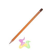 Карандаш ч/гр " Koh-i-Noor " Hardtmuth 9H шестигранный, деревянный, цвет корпуса - желтый, заточенны