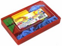 Набор Учись считать " Пчелка " квадрат-10шт, круг-10шт, прямоугольник- 10шт, треугольник 30градусов-