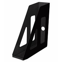 Лоток " Стамм " вертикальный 70мм Актив черный, А4