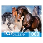 TOPpuzzle. ПАЗЛЫ 1000 элементов. ГИТП1000-2147 Табун скакунов
