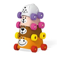 Пирамидка "Зверята-акробаты"