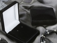 Футляр под гарнитур 8,5*7*3 "Прямоугольник", цвет чёрный 1250609