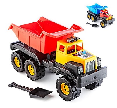 Power truck toy top
