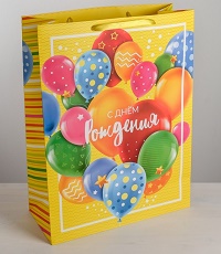 Пакет ламинированный вертикальный XXL «С Днем Рождения!», 61 х 46 х 20 см   4599926