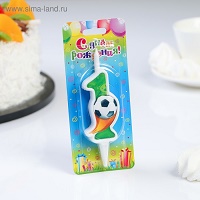 свеча тортовые цифры футбольные  1