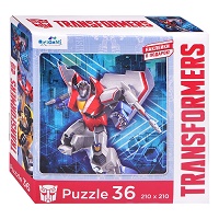 Трансформеры.Мультфильм.Пазл. 36Эл.Старскрим. +наклейки.04831