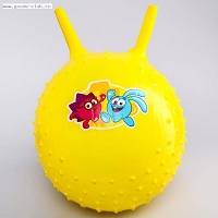 Мяч прыгун №237-18 "Звёздочка" с пупырышками/d-45/350гр