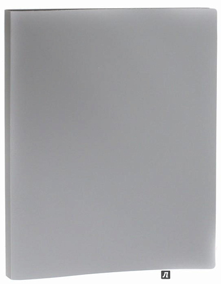 Папка 10файлов " Mazari " А4 серая 0,5мм