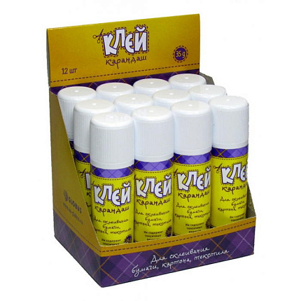 Клей-карандаш Глобус 35 гр.