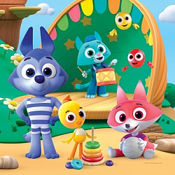 Цветняшки. Пазл. 36эл. Весело играем. 05311