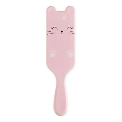 Массажная расческа с ушками «Кошечка» фигурная 13.8 х 3.6 см