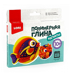 Пг-006 Полимерная глина.Магниты "Красочные рыбки"