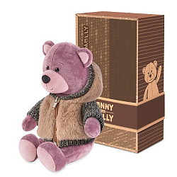 Мягкие Игрушки Мягкая Игрушка Ronny&Molly, Мишка Ронни в Меховом Худи, 21 см, в Коробке