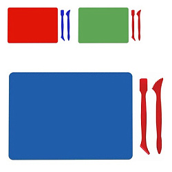 Доска для лепки " KWELT " МАЛЫЙ ФОРМАТ А5 2 стека, ассорти