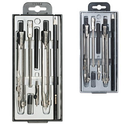 Готовальня 8 предметов, пласт. пенал, НЧ8-70-60