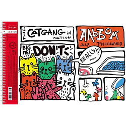 Альбом А4 32л спираль " Hatber " Выпуск №4 (ассорти), обложка - мелованный картон, отрывные листы, 5