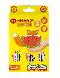 Фломастеры " Каляка-Маляка " ароматизированные 10цв, круглые, вентилируемый колпачок, картонная упак