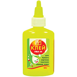 Клей ПВА-М ЛУЧ (бумага, картон, кожа, ткань, дерево), 65 г, 20С1352-08