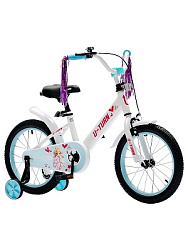 Велосипед двухколёсный ИСКРА. Бело-бирюзовый. Колёса 20 дюймов (арт. ВЛ-2676)