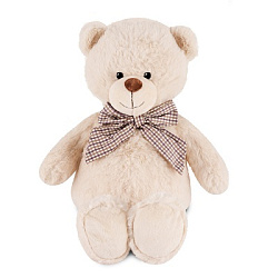 Мягкие Игрушки Мягкая Игрушка Maxitoys Luxury, Белый Мишка Эрни с Бантом, 25 см