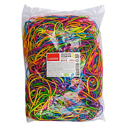 Резинка банковская " deVente " цветная 500г, длина 60мм, каучук, 10702070/291024/5102258       