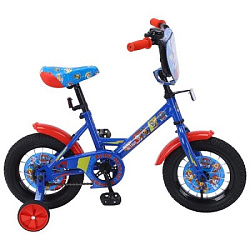 Вело.дет.14" Щенячий Патруль gt-тип,щиток,встав.страх.кол,звон,полу-слик 2,125" - в кор.1шт