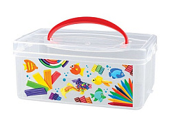 Коробка универсальная с ручкой и декором(16)