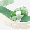 34525п-2 Туфли летние (зеленый) 35-39 (5 пар)