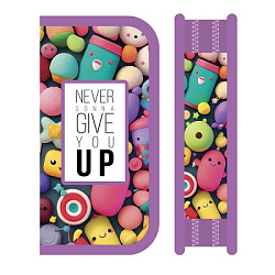 Пенал двухсекционный SOFT тканевый торец 190/105 ЯРКИЕ ИГРУШКИ