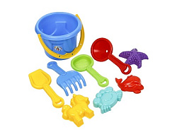 Набор для игры в песке с ведром мини №2