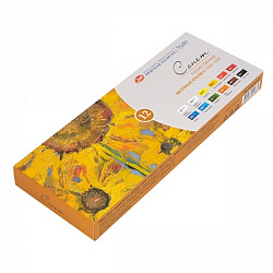 Краски масляные художественные " Сонет " 12цв по 18мл, в тубах, картонная упаковка