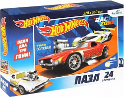 Hot Wheels.Пазл.24Эл. Территория гонки.06852