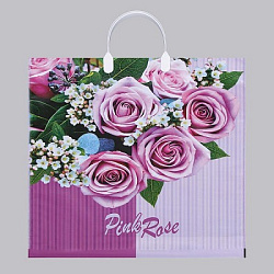 Пакет "Камилла", полиэтиленовый с пластиковой ручкой, 39х44, 100 мкм 5860352