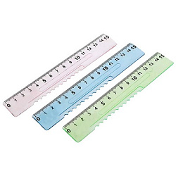 Линейка " KWELT " 15см прозрачная для первоклассника