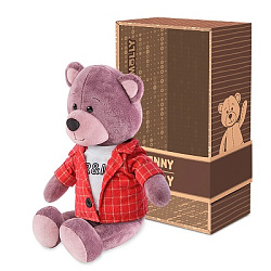 Мягкие Игрушки Мягкая Игрушка Ronny&Molly, Мишка Ронни в Красном Клетчатом Пиджаке, 21 см, в Коробке