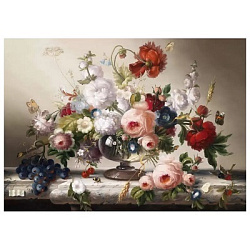 Алмазные узоры. Роскошный букет. 30*40см арт.07299