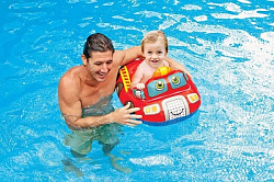 ТРАКТОР КОВШ СИНИЙ ДЛЯ ПЛАВАНИЯ 89Х76СМ  3ВИДА ВН:59586