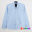 Рубашка на кнопочках (голубой)