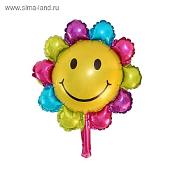 Шар фольгированный 19" "Цветочек"   3903120               