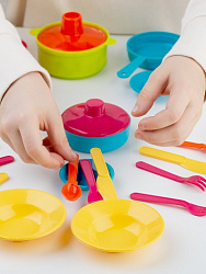 Набор посуды столовый "Сели поели" (в сетке, 31 дет.)