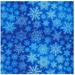 Бумага упаковочная тишью, новогодняя упаковка "Снежинки", 50 х 66 см.