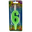 свеча тортовая цифра 6