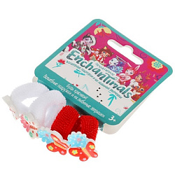 Аксессуары д/девочек ЭНЧЕНТИМАЛС резинки д/волос с украш. бабочки,4шт МИЛАЯ ЛЕДИ уп-10шт в кор.100уп