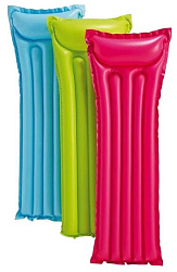 18643   Матрас надув.розовый, 183х69 см, в ассорт. в пак. (боится холода) в кор.36шт