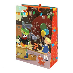 371828 Пакет подарочный МАТОВЫЙ СОЮЗМУЛЬТФИЛЬМ ml, 22*31*10 см ЧУДО ПРАЗДНИК в кор.24*12шт