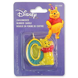 Свеча -цифра "0" Disney Винни/A