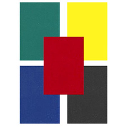 Тетрадь А4 96л бумвинил клетка, офсет, на скобе, ассорти (без возможности выбора цвета)