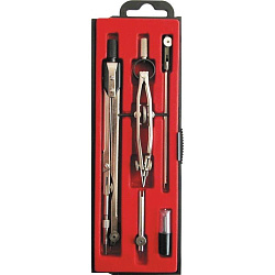 Набор чертежный " Глобус " из 5предметов,пластиковая упаковка