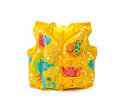 ЖИЛЕТ 3-5ЛЕТ ЦВЕТНОЙ МОРСКИЕ ЖИВОТНЫЕ ВН:59661