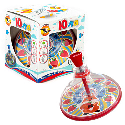 Юла прозрачная "Клубника" Бокс